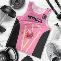 Bermuda Cricket Custom Men Tank Top Quo Fata Ferunt Sporty - Wonder Print Shop