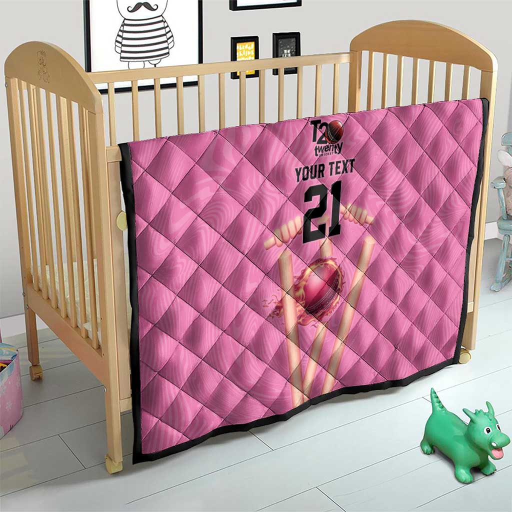 Bermuda Cricket Custom Quilt Quo Fata Ferunt Sporty - Wonder Print Shop