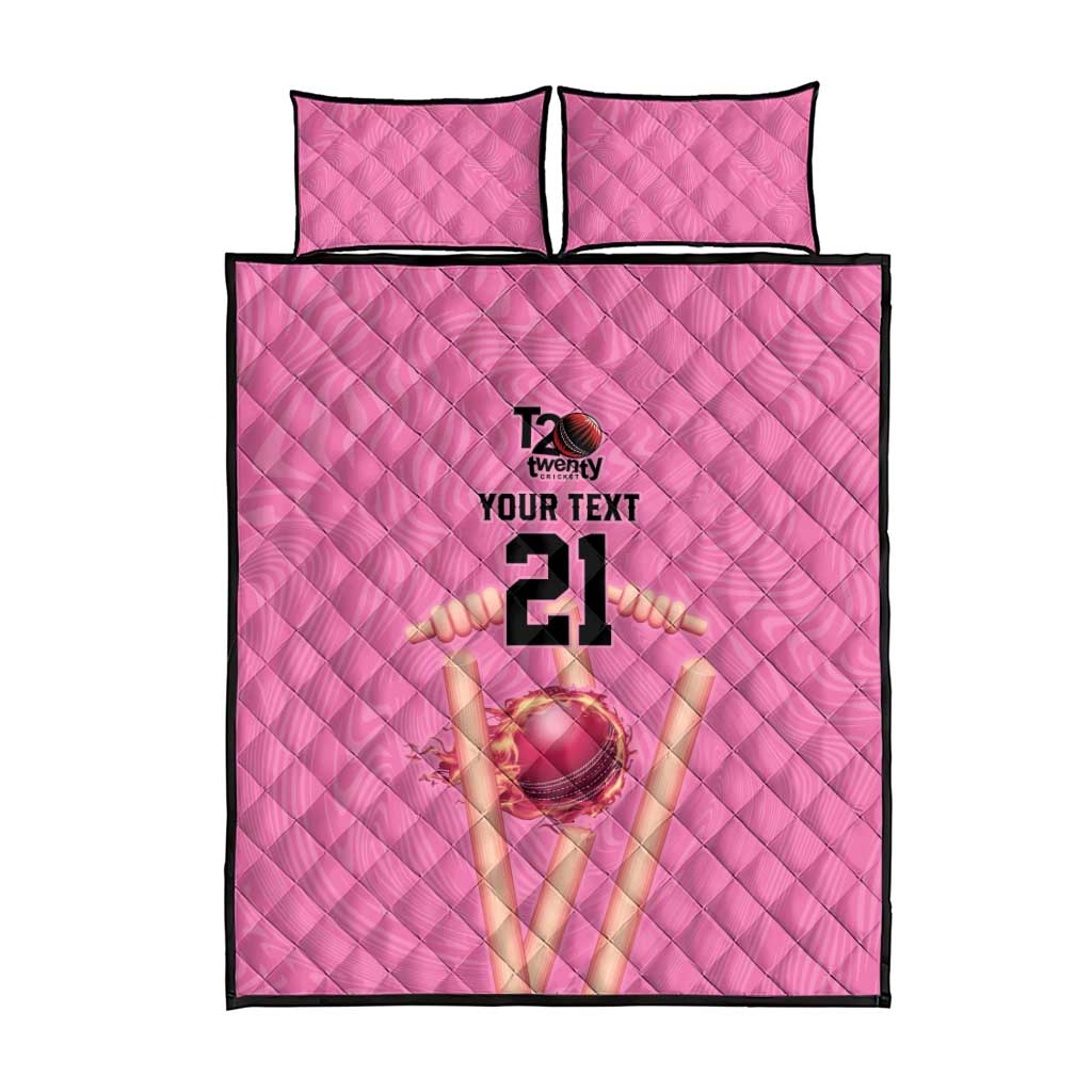 Bermuda Cricket Custom Quilt Bed Set Quo Fata Ferunt Sporty - Wonder Print Shop