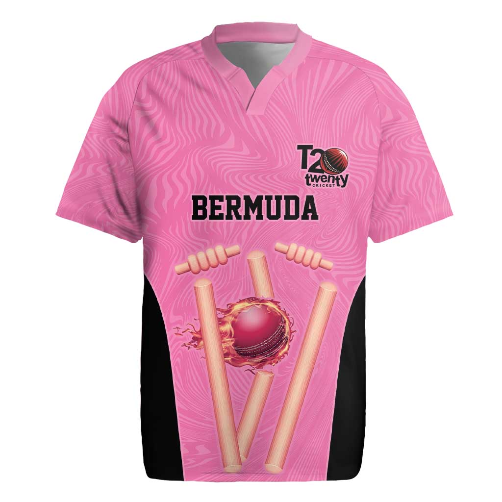 Bermuda Cricket Custom Rugby Jersey Quo Fata Ferunt Sporty - Wonder Print Shop