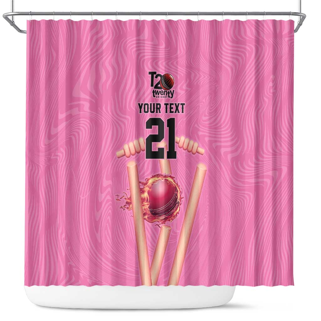 Bermuda Cricket Custom Shower Curtain Quo Fata Ferunt Sporty - Wonder Print Shop