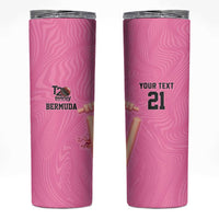 Bermuda Cricket Custom Skinny Tumbler Quo Fata Ferunt Sporty - Wonder Print Shop