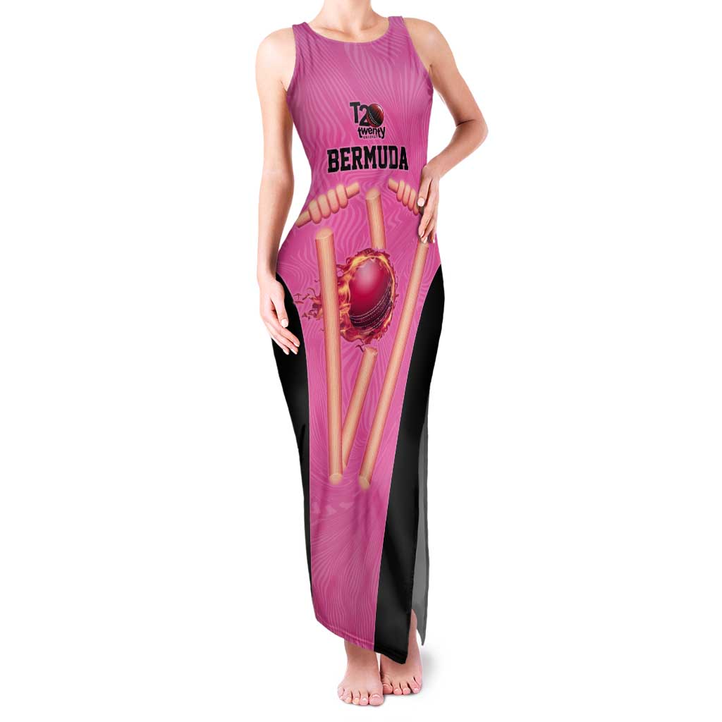 Bermuda Cricket Custom Tank Maxi Dress Quo Fata Ferunt Sporty - Wonder Print Shop