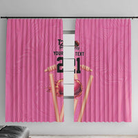Bermuda Cricket Custom Window Curtain Quo Fata Ferunt Sporty - Wonder Print Shop