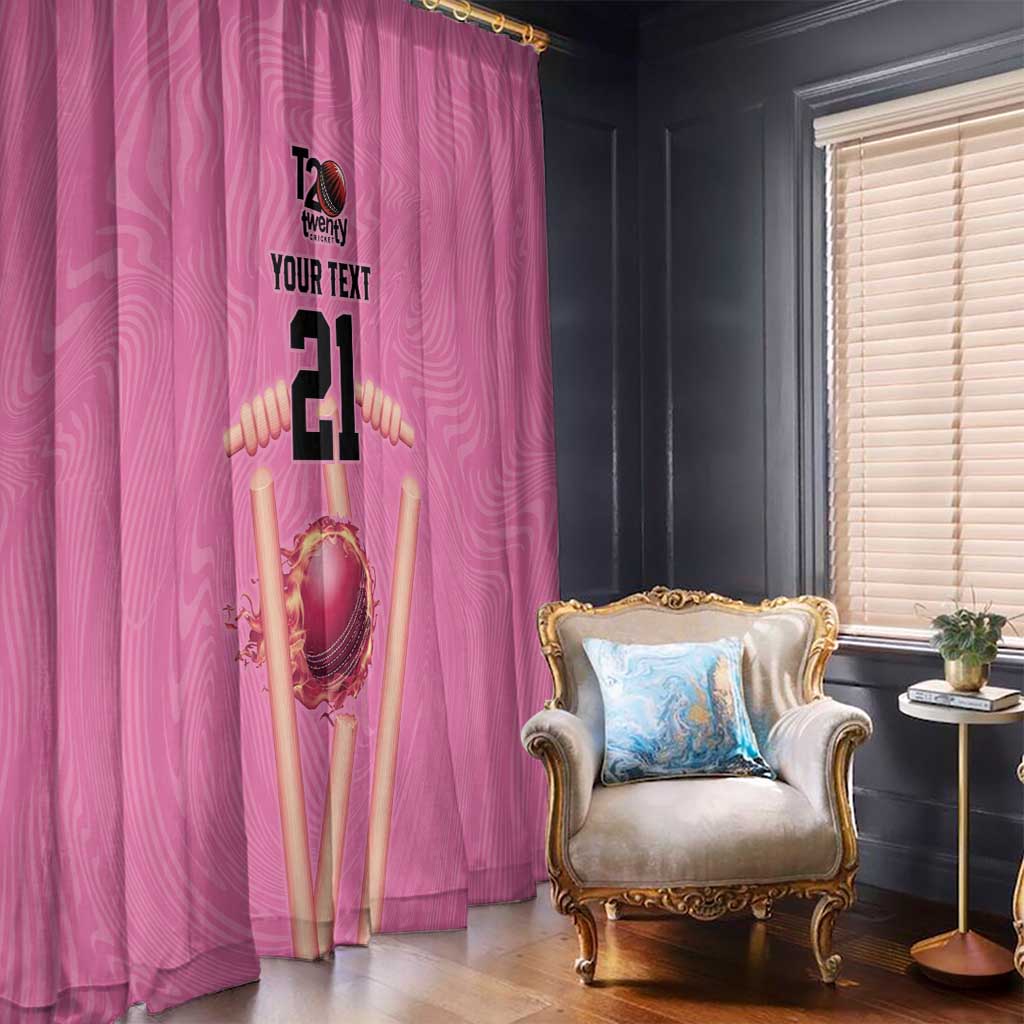 Bermuda Cricket Custom Window Curtain Quo Fata Ferunt Sporty - Wonder Print Shop