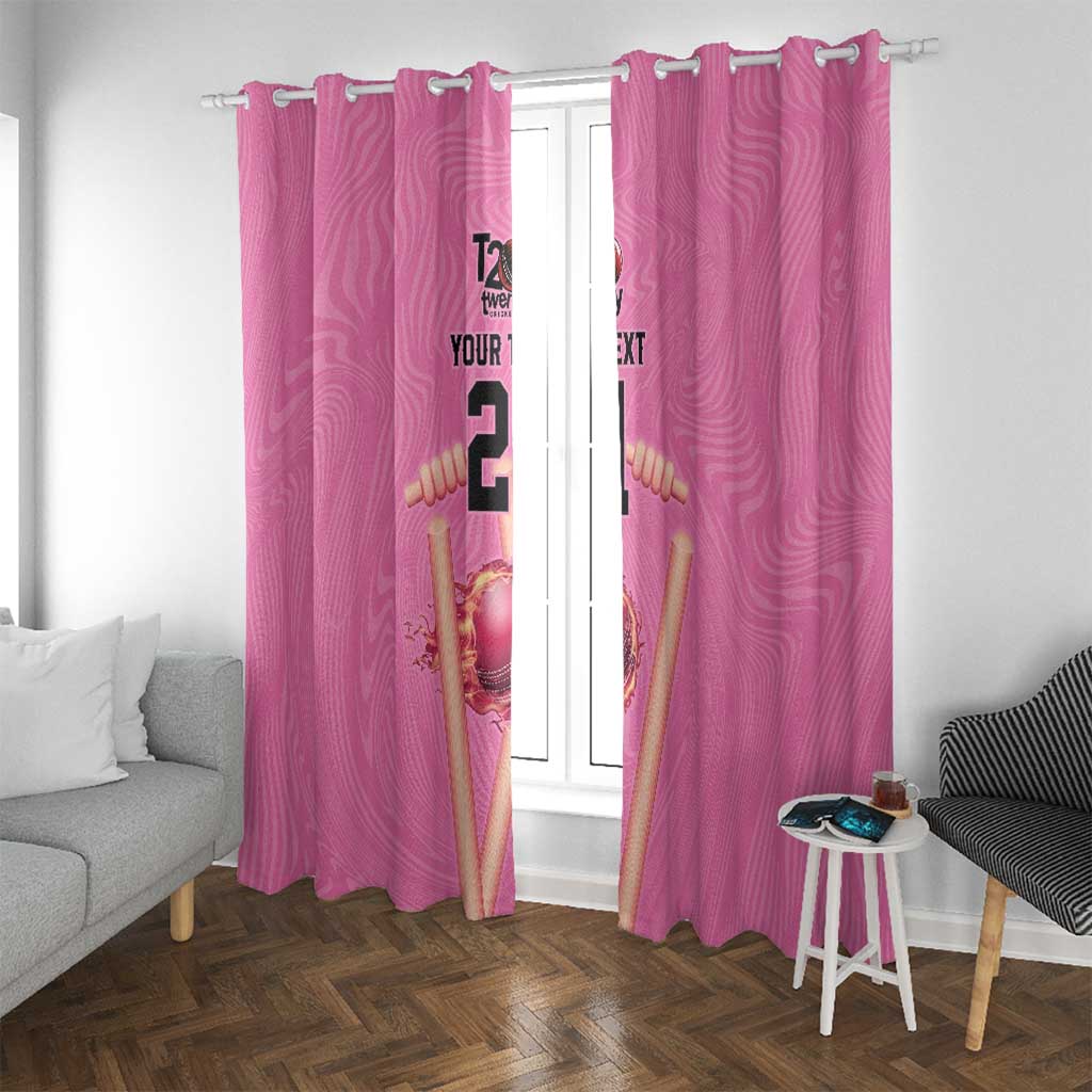 Bermuda Cricket Custom Window Curtain Quo Fata Ferunt Sporty - Wonder Print Shop