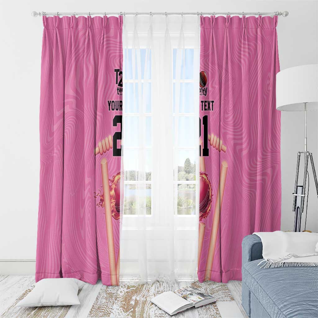 Bermuda Cricket Custom Window Curtain Quo Fata Ferunt Sporty - Wonder Print Shop
