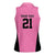 Bermuda Cricket Custom Women Sleeveless Polo Shirt Quo Fata Ferunt Sporty - Wonder Print Shop