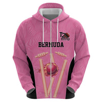 Bermuda Cricket Custom Zip Hoodie Quo Fata Ferunt Sporty - Wonder Print Shop