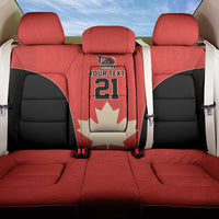 Canada Cricket Custom Back Car Seat Cover Classic Maple Leaf - Wonder Print Shop