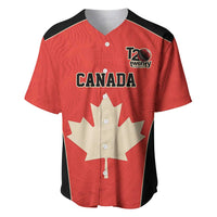 Canada Cricket Custom Baseball Jersey Classic Maple Leaf - Wonder Print Shop