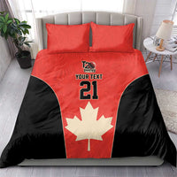 Canada Cricket Custom Bedding Set Classic Maple Leaf - Wonder Print Shop