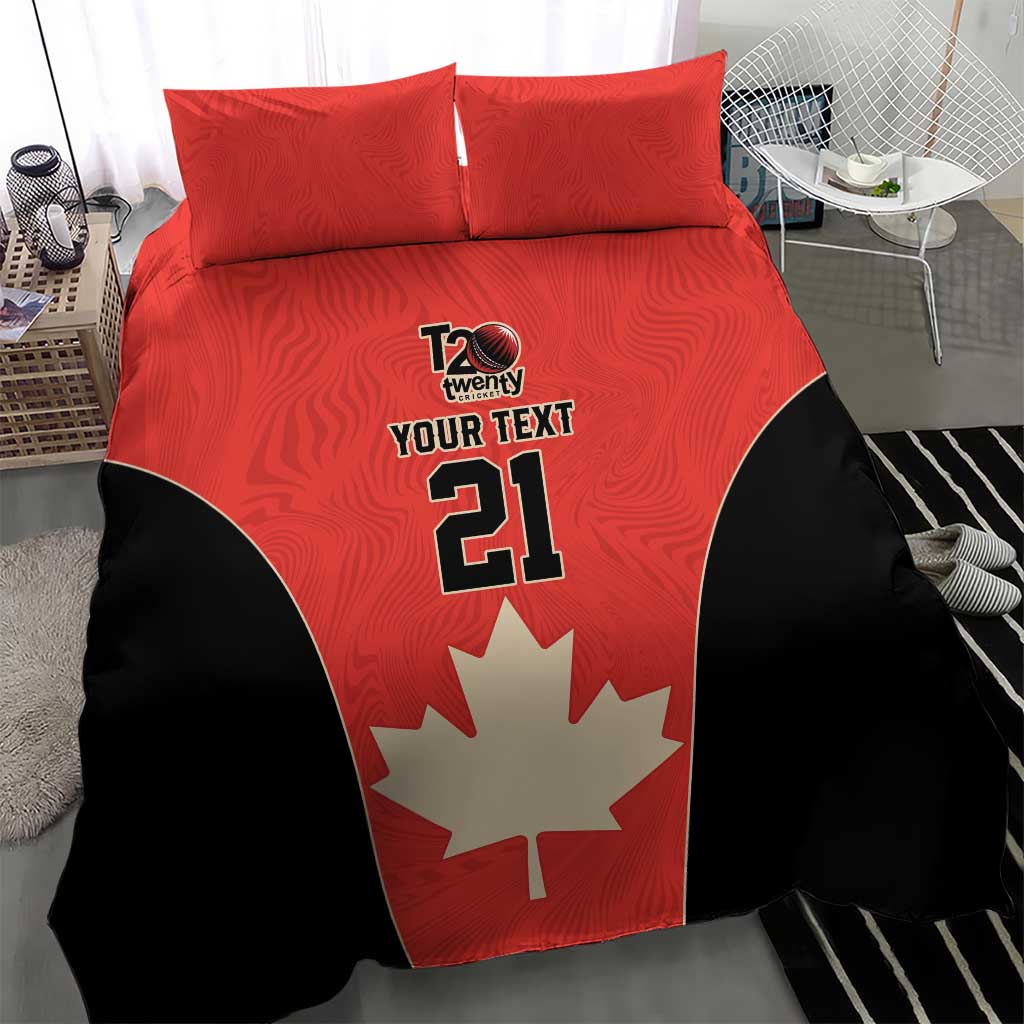 Canada Cricket Custom Bedding Set Classic Maple Leaf - Wonder Print Shop
