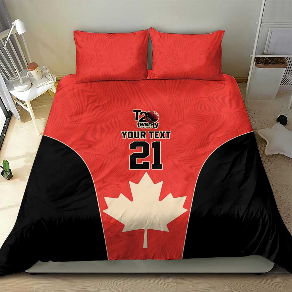 Canada Cricket Custom Bedding Set Classic Maple Leaf - Wonder Print Shop