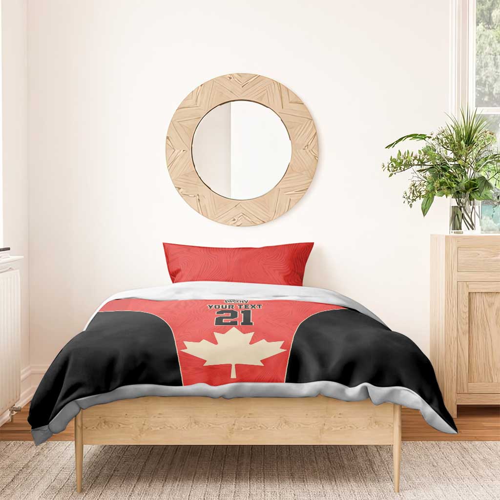 Canada Cricket Custom Bedding Set Classic Maple Leaf - Wonder Print Shop