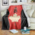 Canada Cricket Custom Blanket Classic Maple Leaf - Wonder Print Shop