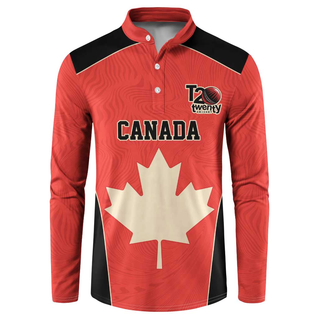 Canada Cricket Custom Button Sweatshirt Classic Maple Leaf - Wonder Print Shop