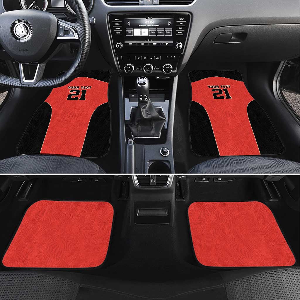 Canada Cricket Custom Car Mats Classic Maple Leaf - Wonder Print Shop