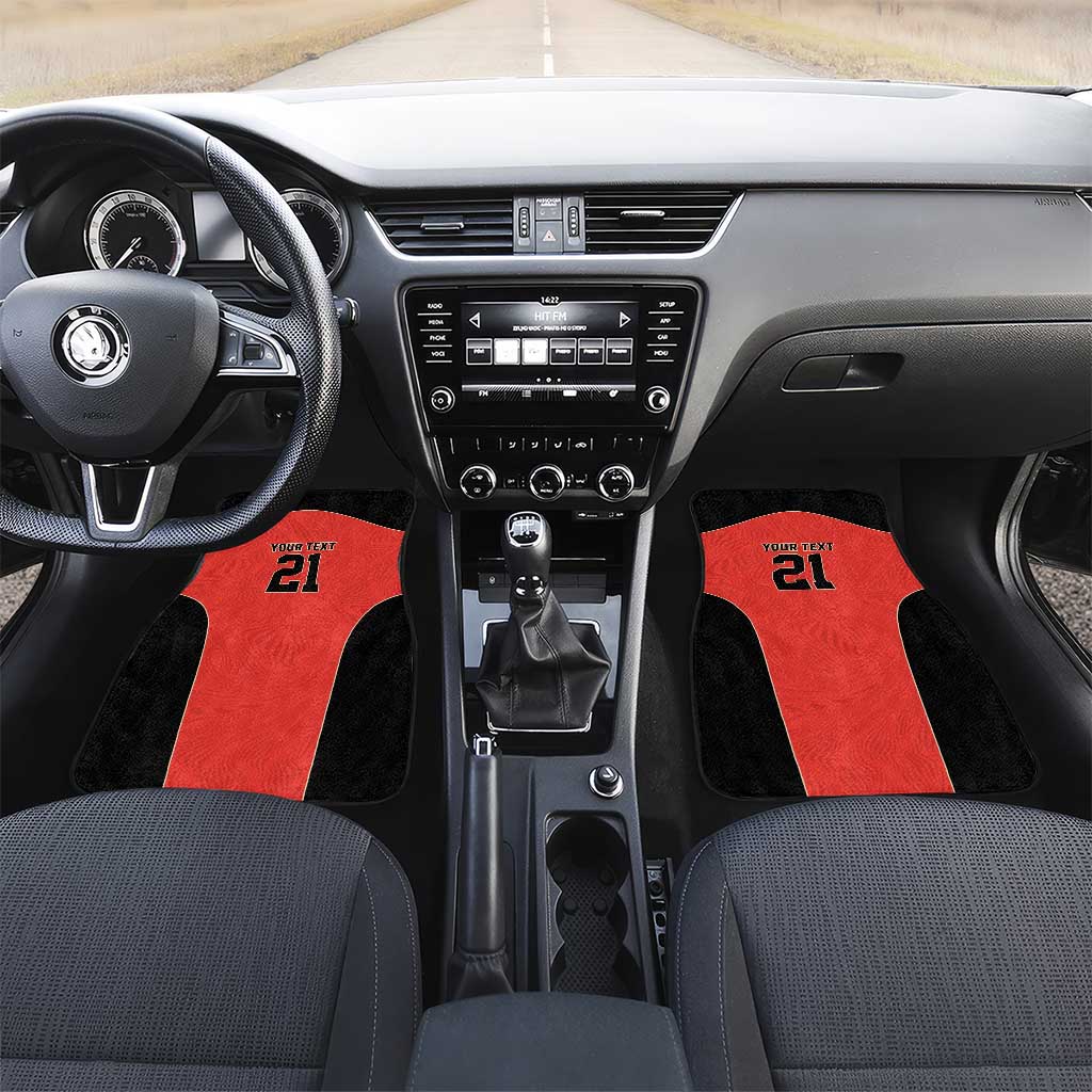 Canada Cricket Custom Car Mats Classic Maple Leaf - Wonder Print Shop