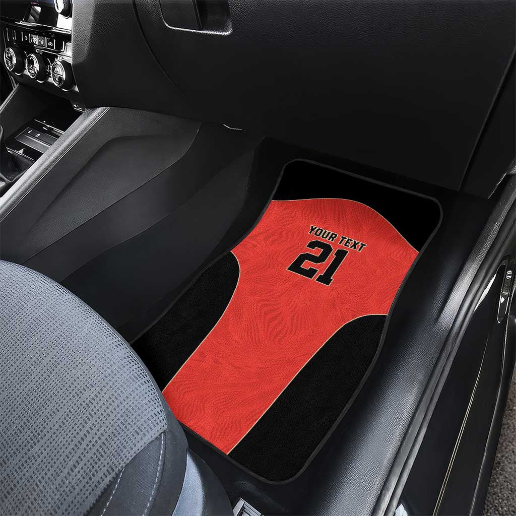 Canada Cricket Custom Car Mats Classic Maple Leaf - Wonder Print Shop