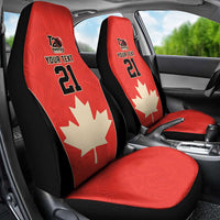 Canada Cricket Custom Car Seat Cover Classic Maple Leaf - Wonder Print Shop