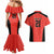 Canada Cricket Custom Couples Matching Mermaid Dress and Hawaiian Shirt Classic Maple Leaf - Wonder Print Shop