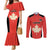 Canada Cricket Custom Couples Matching Mermaid Dress and Long Sleeve Button Shirt Classic Maple Leaf - Wonder Print Shop