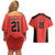 Canada Cricket Custom Couples Matching Off Shoulder Short Dress and Hawaiian Shirt Classic Maple Leaf - Wonder Print Shop