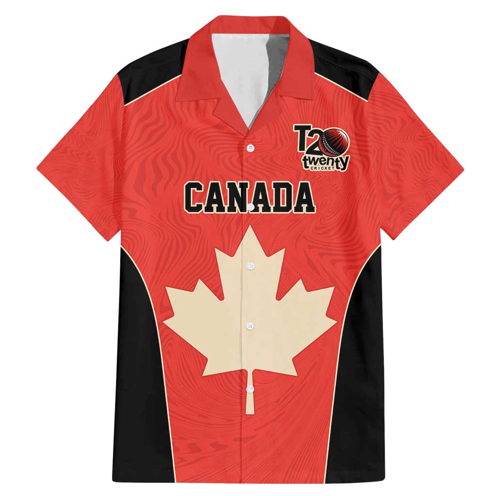 Canada Cricket Custom Family Matching Mermaid Dress and Hawaiian Shirt Classic Maple Leaf - Wonder Print Shop