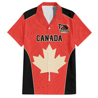 Canada Cricket Custom Family Matching Off Shoulder Short Dress and Hawaiian Shirt Classic Maple Leaf - Wonder Print Shop