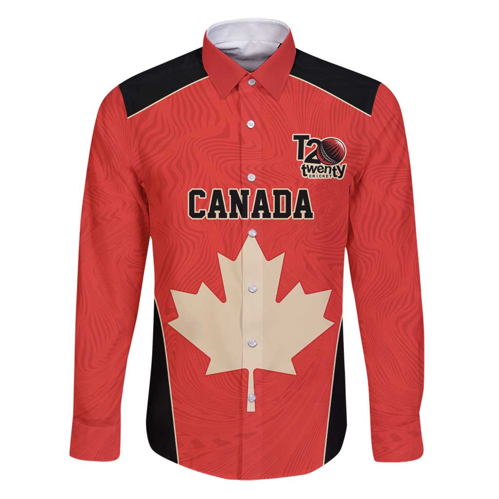 Canada Cricket Custom Family Matching Puletasi and Hawaiian Shirt Classic Maple Leaf - Wonder Print Shop