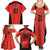 Canada Cricket Custom Family Matching Summer Maxi Dress and Hawaiian Shirt Classic Maple Leaf - Wonder Print Shop