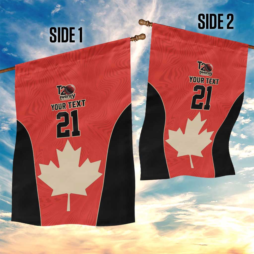 Canada Cricket Custom Garden Flag Classic Maple Leaf - Wonder Print Shop