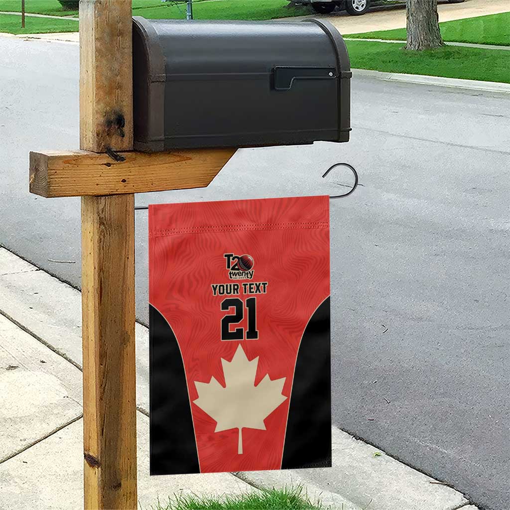 Canada Cricket Custom Garden Flag Classic Maple Leaf - Wonder Print Shop