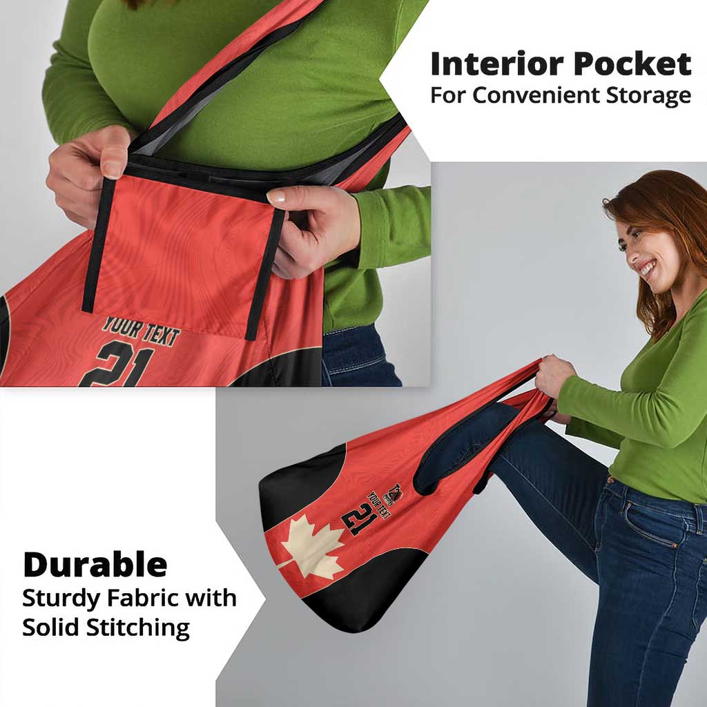 Canada Cricket Custom Grocery Bag Classic Maple Leaf - Wonder Print Shop