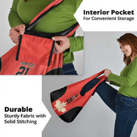 Canada Cricket Custom Grocery Bag Classic Maple Leaf - Wonder Print Shop