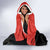 Canada Cricket Custom Hooded Blanket Classic Maple Leaf - Wonder Print Shop