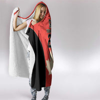Canada Cricket Custom Hooded Blanket Classic Maple Leaf - Wonder Print Shop