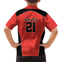 Canada Cricket Custom Kid Hawaiian Shirt Classic Maple Leaf - Wonder Print Shop