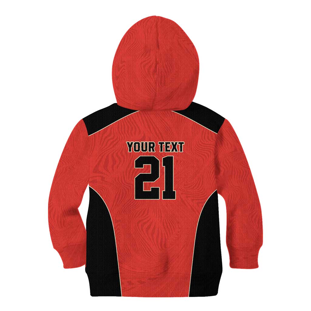 Canada Cricket Custom Kid Hoodie Classic Maple Leaf - Wonder Print Shop
