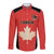Canada Cricket Custom Long Sleeve Button Shirt Classic Maple Leaf - Wonder Print Shop