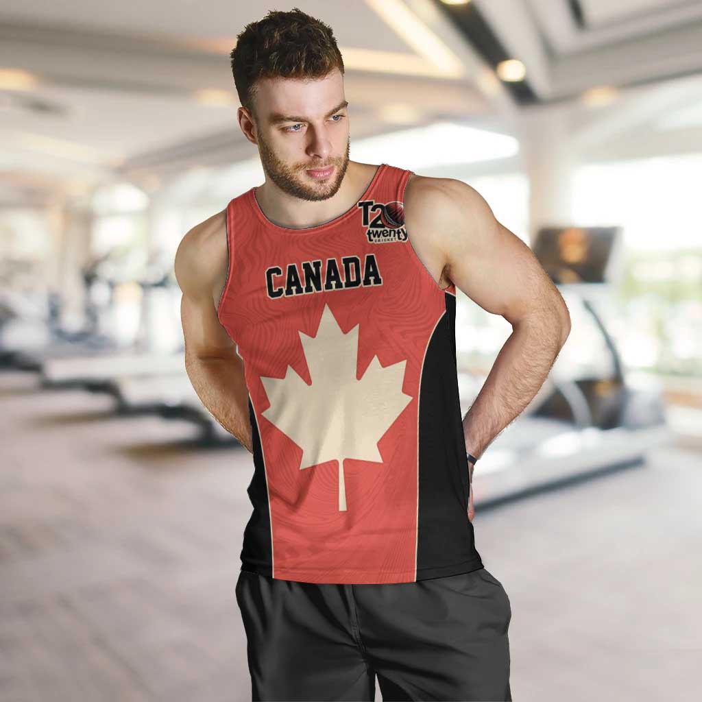 Canada Cricket Custom Men Tank Top Classic Maple Leaf - Wonder Print Shop