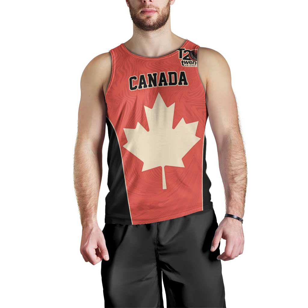 Canada Cricket Custom Men Tank Top Classic Maple Leaf - Wonder Print Shop
