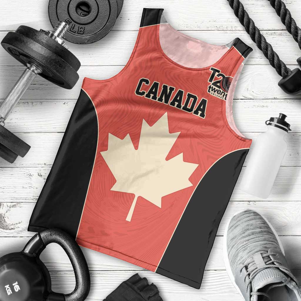 Canada Cricket Custom Men Tank Top Classic Maple Leaf - Wonder Print Shop