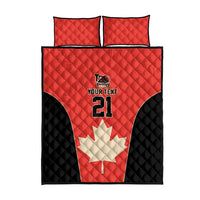 Canada Cricket Custom Quilt Bed Set Classic Maple Leaf - Wonder Print Shop