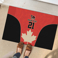 Canada Cricket Custom Rubber Doormat Classic Maple Leaf - Wonder Print Shop