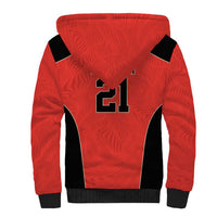 Canada Cricket Custom Sherpa Hoodie Classic Maple Leaf - Wonder Print Shop