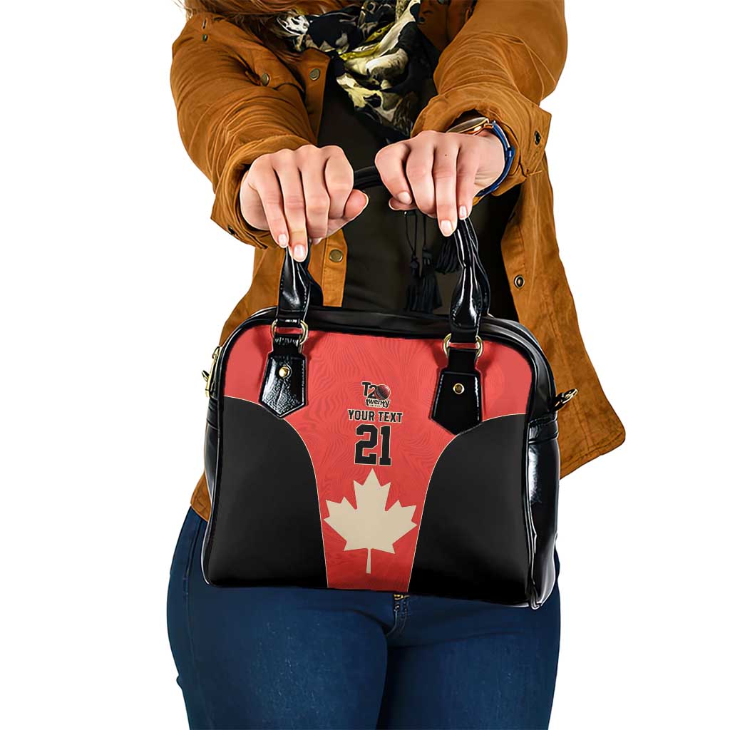 Canada Cricket Custom Shoulder Handbag Classic Maple Leaf - Wonder Print Shop