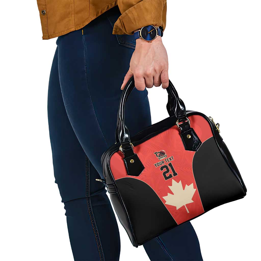 Canada Cricket Custom Shoulder Handbag Classic Maple Leaf - Wonder Print Shop