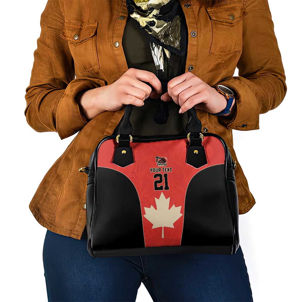 Canada Cricket Custom Shoulder Handbag Classic Maple Leaf - Wonder Print Shop